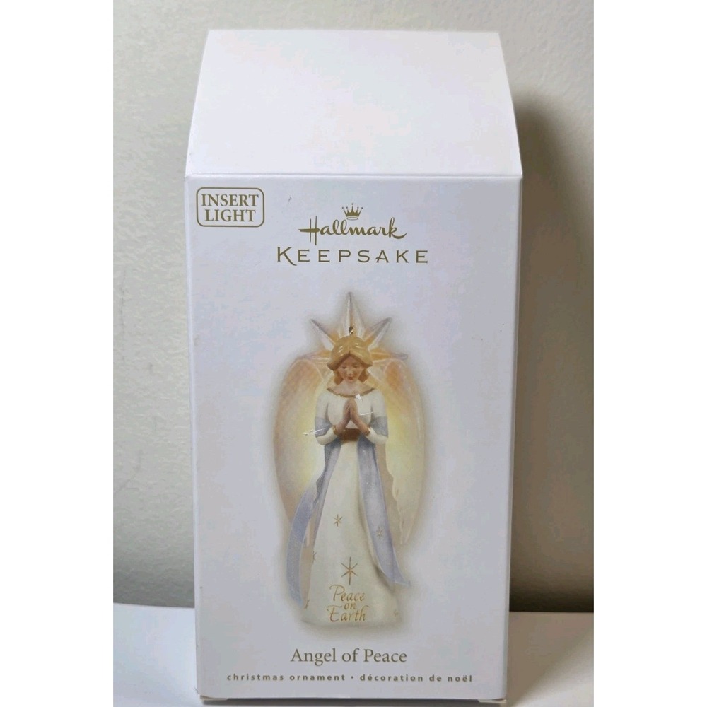 Angel of‎ Peace Hallmark Keepsake Ornament 2009 QXT4222 Insert Light String